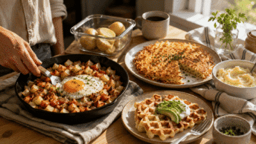 7 desayunos con patatas para empezar el día con mucho sabor y energía