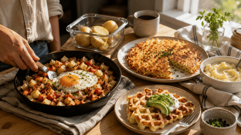 7 desayunos con patatas para empezar el día con mucho sabor y energía