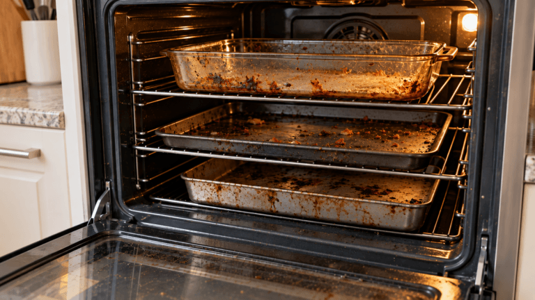 ¿Grasa pegada en las fuentes de horno? El método fácil para eliminarla sin refregar