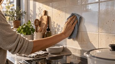 ¿Azulejos pegajosos en la cocina? El método fácil para despegar la grasa y dejarlos impecables