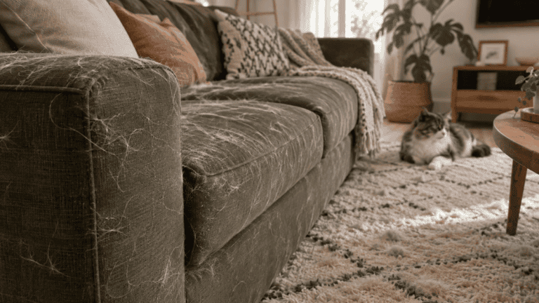 ¿Tu casa está llena de pelos de mascota? Prueba estos métodos para limpiar alfombras y sofás