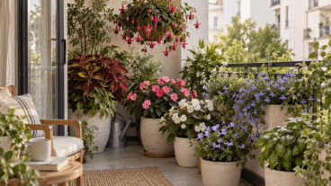 7 flores que crecen con poca luz y llenan de color un balcón al norte