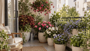 7 flores que crecen con poca luz y llenan de color un balcón al norte