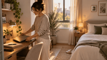 5 razones por las que no deberías trabajar en tu dormitorio (y ajustes si es tu única opción)