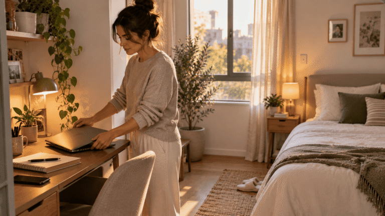 5 razones por las que no deberías trabajar en tu dormitorio (y ajustes si es tu única opción)