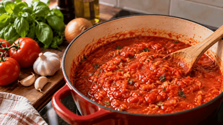 Cómo hacer una salsa de tomate casera con sabor a cocina profesional