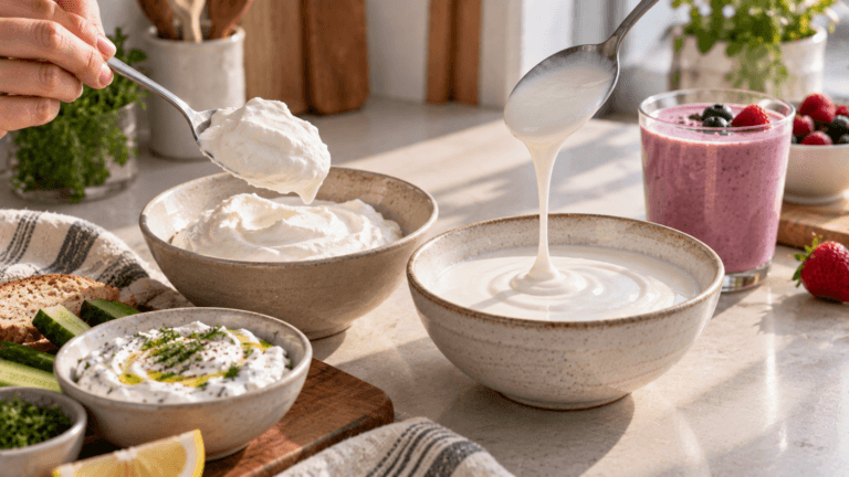 Yogur natural o griego: 5 diferencias y cuál elegir según la preparación