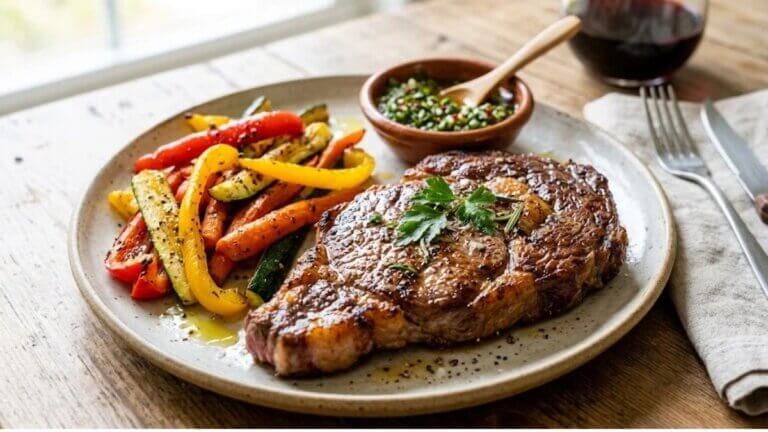 Para hacer un churrasco a la plancha perfecto, unta la carne con aceite en vez de la sartén