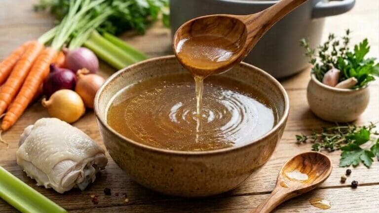 Cómo potenciar el sabor del caldo de pollo con un sencillo paso en el horno