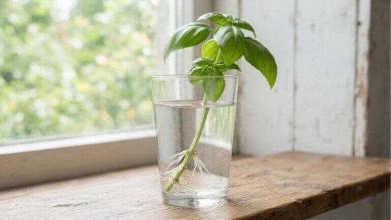 Albahaca y menta infinitas: cómo reproducir tus hierbas aromáticas en frascos con agua