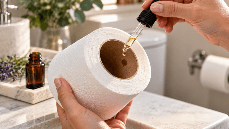 Aceite esencial en el papel higiénico: el truco para perfumar el baño sin aerosoles