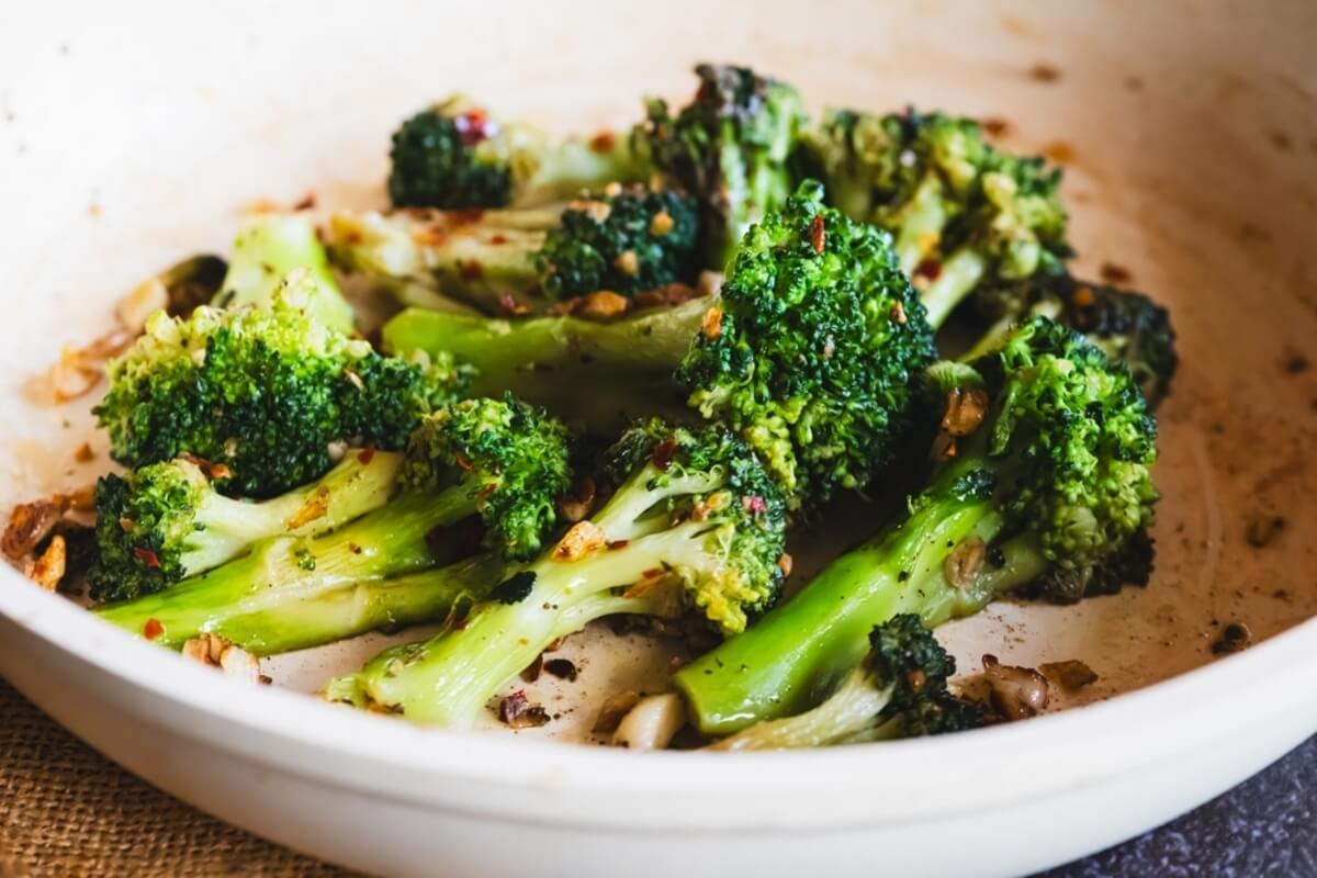 Brócoli salteado con ajo