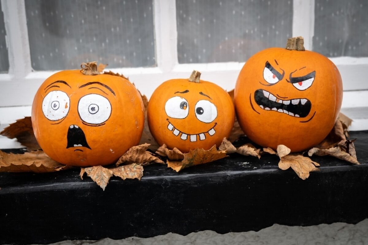 Calabazas decoradas