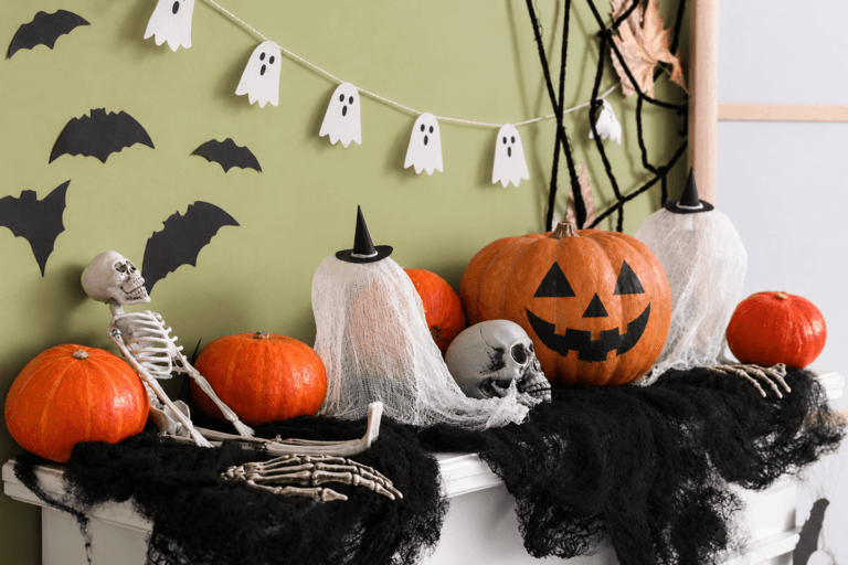 Cómo decorar tu casa para Halloween a último momento con materiales reciclados