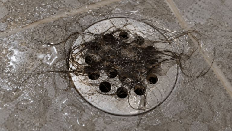 Cabello acumulado en el desagüe de la ducha: 7 consejos para evitar atascos