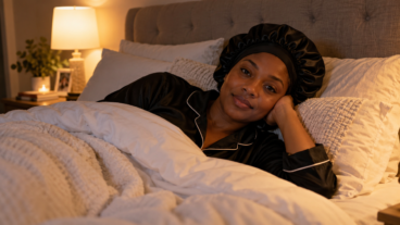 Gorro de satén para dormir: 6 beneficios para el cabello que quizá no conocías