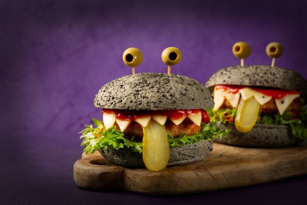 Hamburguesa de Halloween