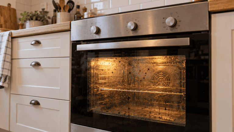 ¿Grasa quemada en el vidrio del horno? Cómo limpiarla sin rayar el cristal