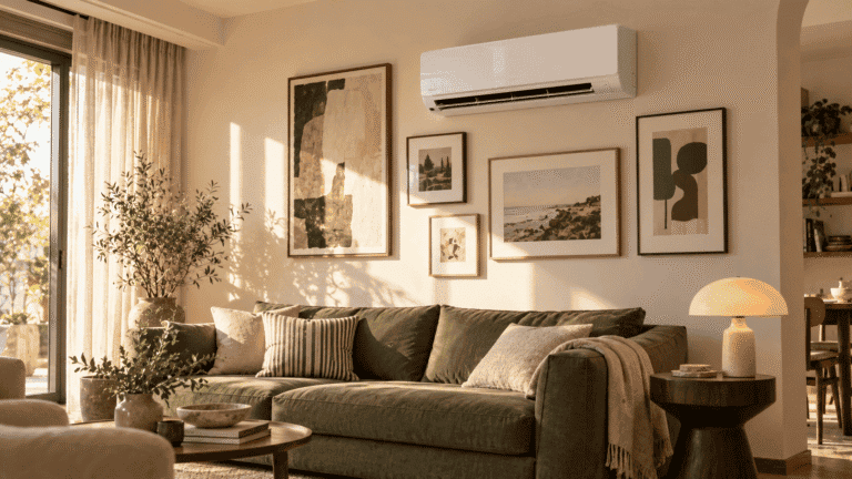 ¿No te gusta cómo queda el aire acondicionado? 7 ideas para integrarlo a la decoración