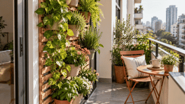 8 ideas de jardinería vertical para aprovechar al máximo el espacio en balcones pequeños