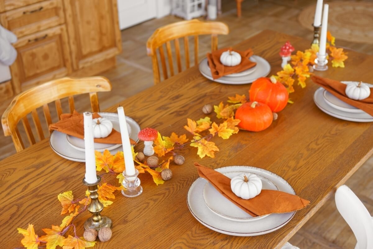 Mesa temática de Halloween
