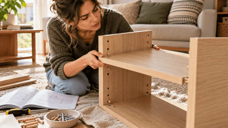 ¿Vas a montar un mueble por tu cuenta? 7 errores comunes que debes evitar