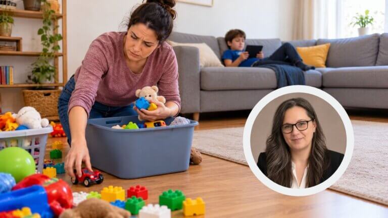 ¿Siempre terminas recogiendo los juguetes de tus hijos? La experta Ioana Furtuna explica cómo cambiarlo