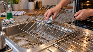 Papel de aluminio para limpiar las rejillas del horno: 5 consejos para evitar rayar la superficie
