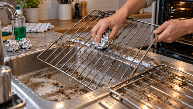 Papel de aluminio para limpiar las rejillas del horno: 5 consejos para evitar rayar la superficie