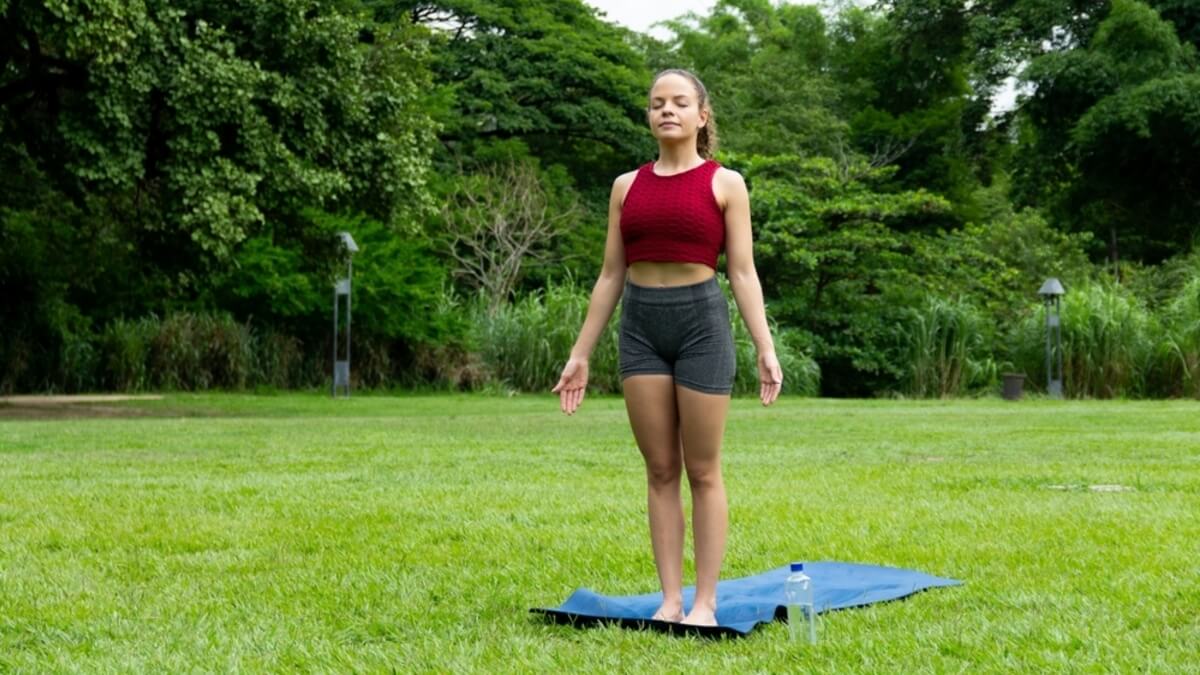 Postura de tadasana